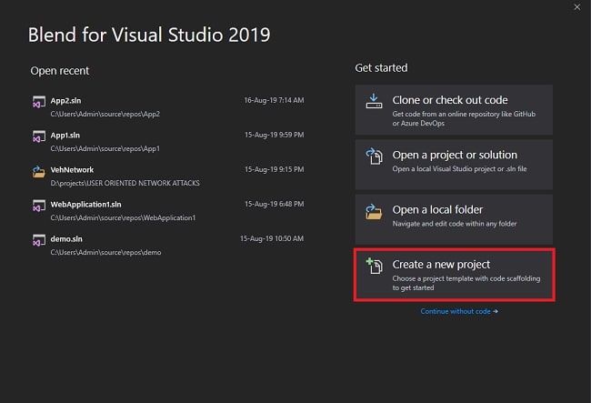 UWP - Create Simple Application By VS 2019